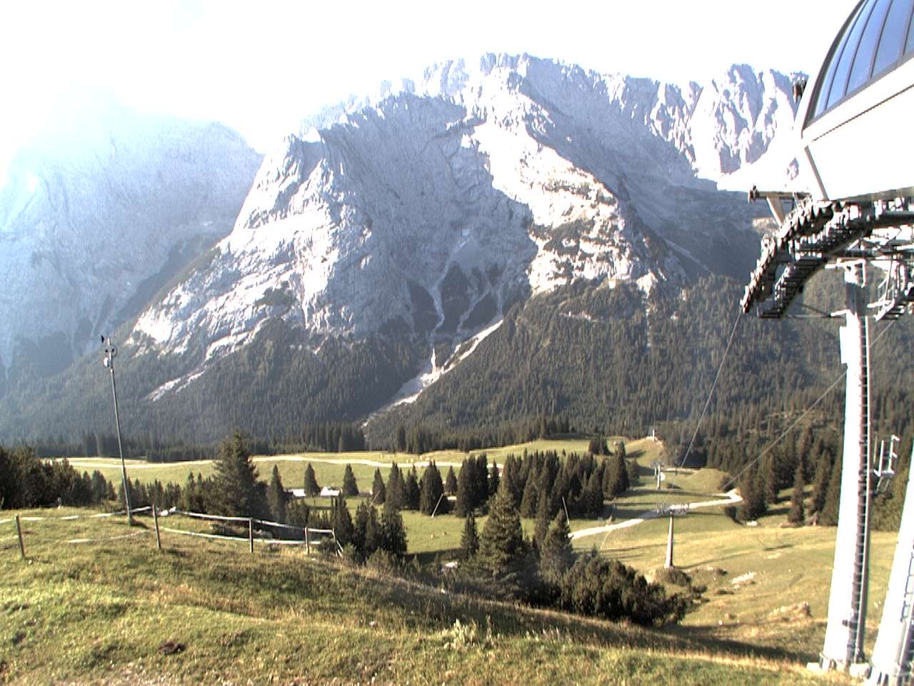 Archiv Foto Webcam Bergstation Sesselbahn Gaistal, Ehrwalder Alm