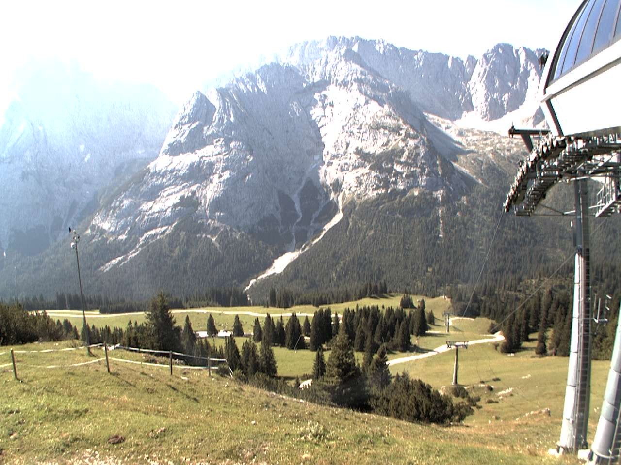 Archiv Foto Webcam Bergstation Sesselbahn Gaistal, Ehrwalder Alm