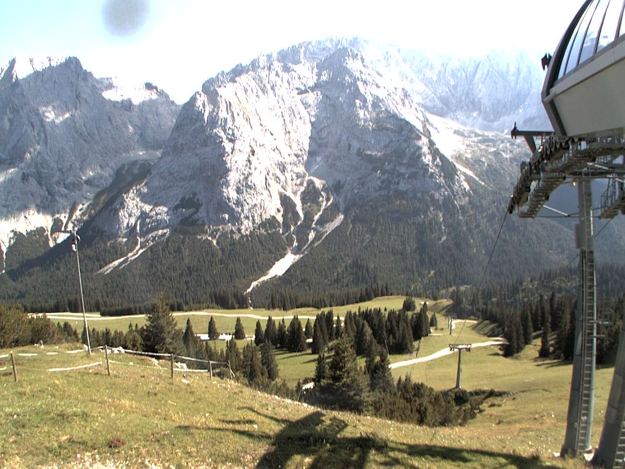 Archiv Foto Webcam Bergstation Sesselbahn Gaistal, Ehrwalder Alm