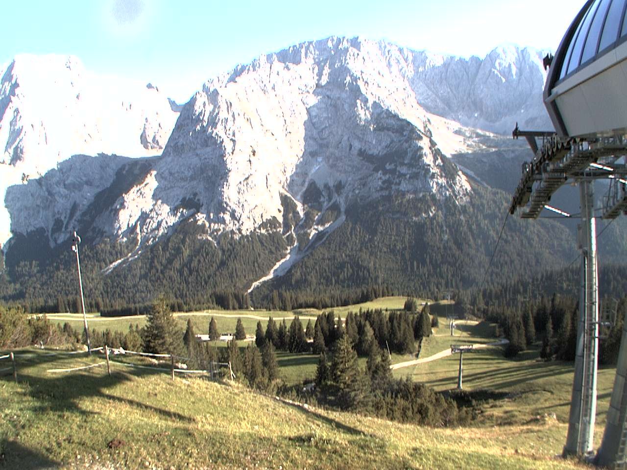 Archiv Foto Webcam Bergstation Sesselbahn Gaistal, Ehrwalder Alm