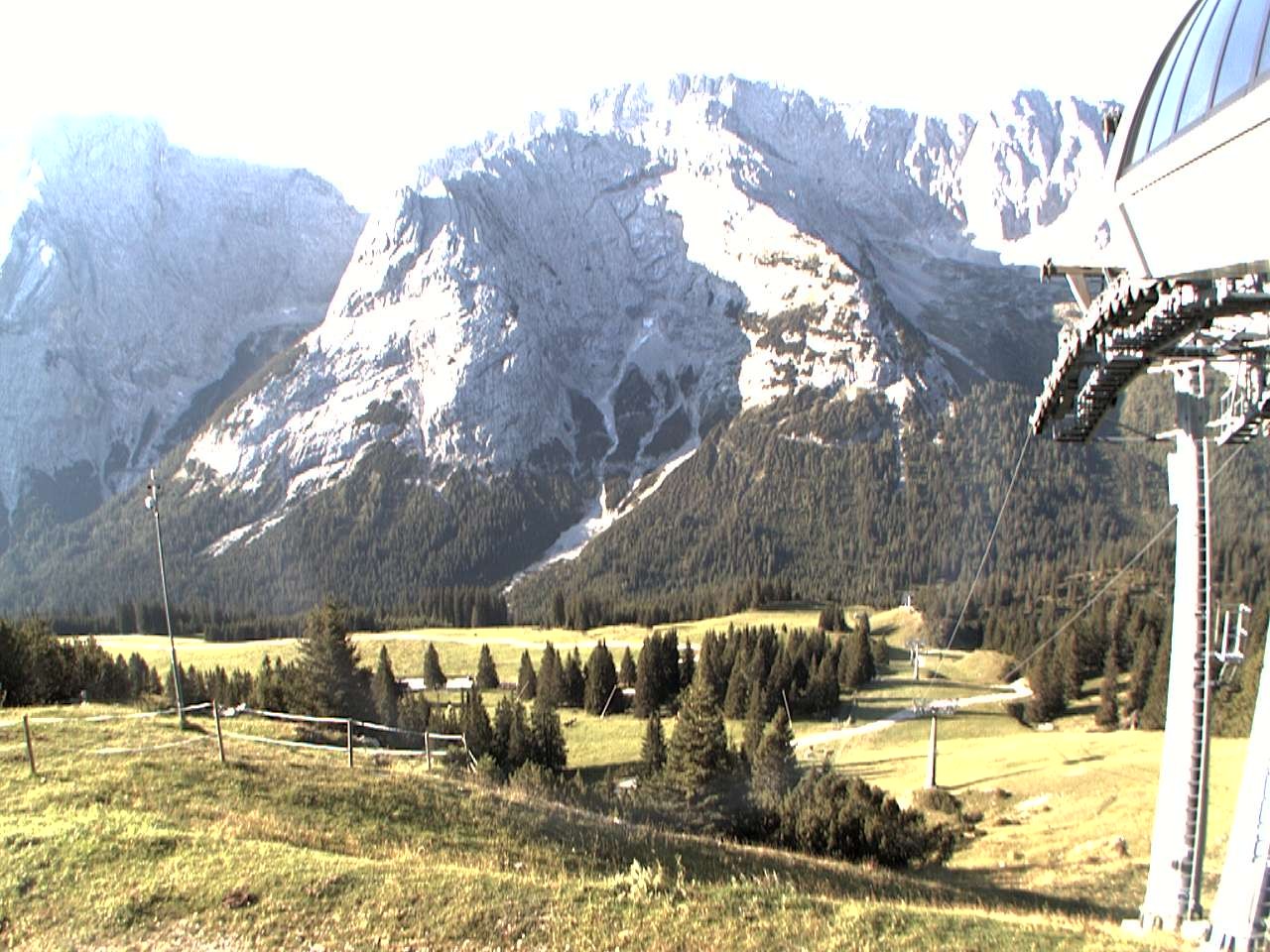 Archiv Foto Webcam Bergstation Sesselbahn Gaistal, Ehrwalder Alm
