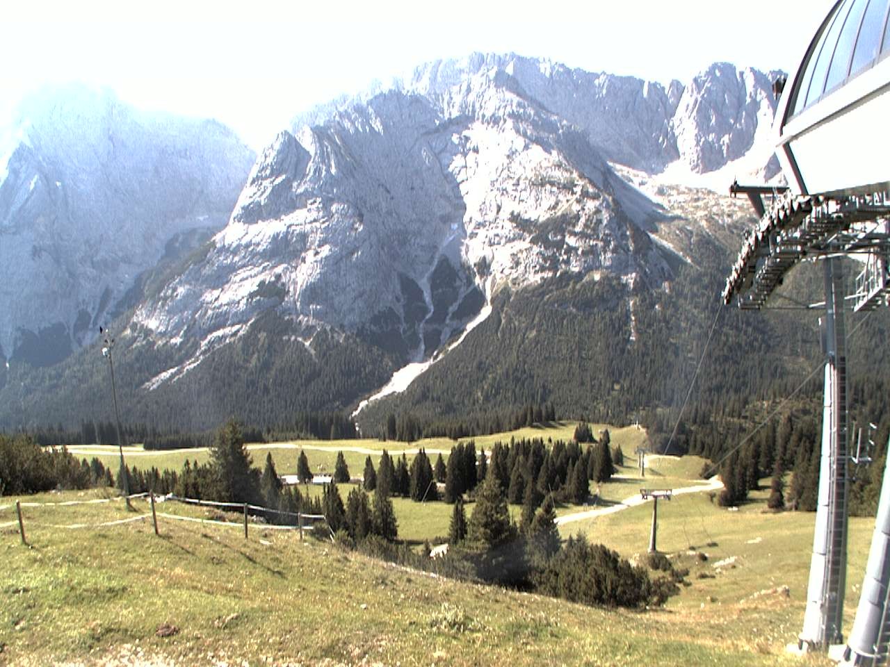 Archiv Foto Webcam Bergstation Sesselbahn Gaistal, Ehrwalder Alm