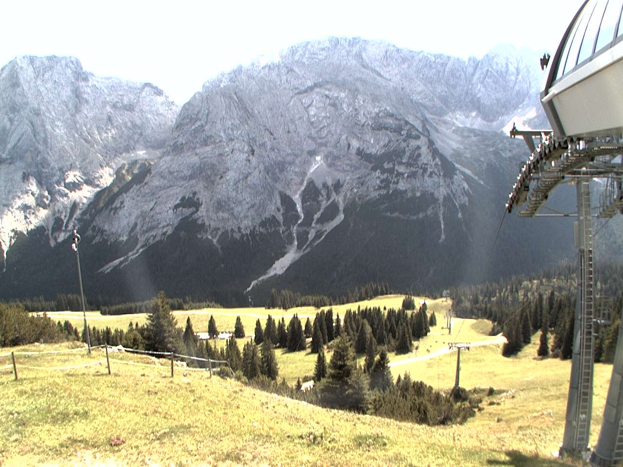 Archiv Foto Webcam Bergstation Sesselbahn Gaistal, Ehrwalder Alm