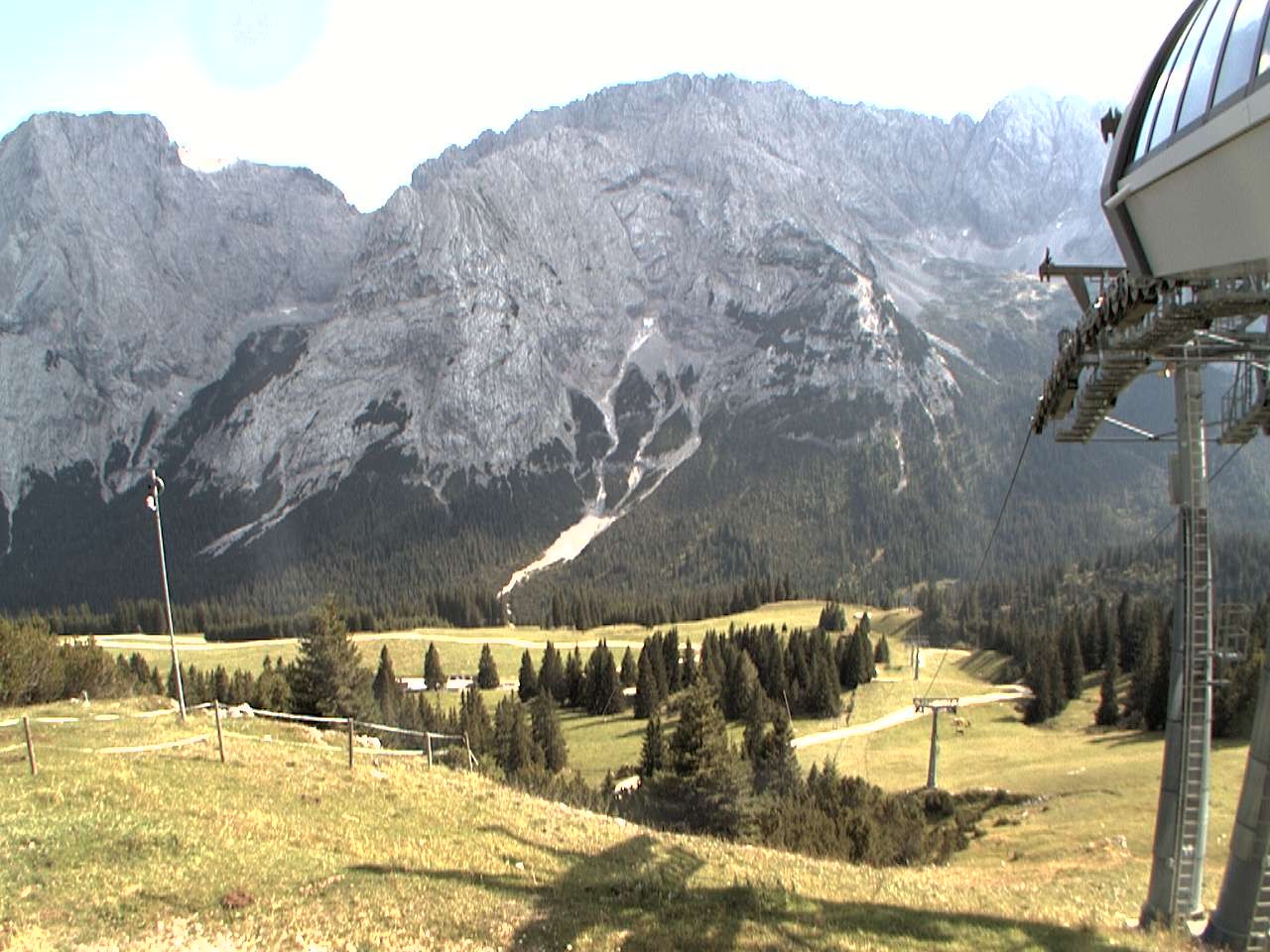 Archiv Foto Webcam Bergstation Sesselbahn Gaistal, Ehrwalder Alm