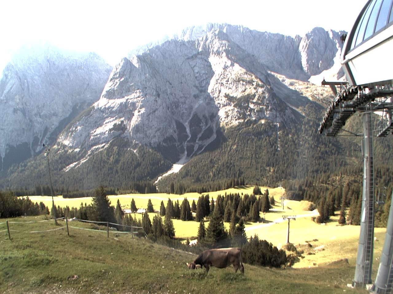 Archiv Foto Webcam Bergstation Sesselbahn Gaistal, Ehrwalder Alm