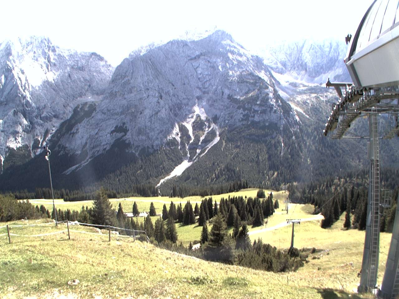 Archiv Foto Webcam Bergstation Sesselbahn Gaistal, Ehrwalder Alm