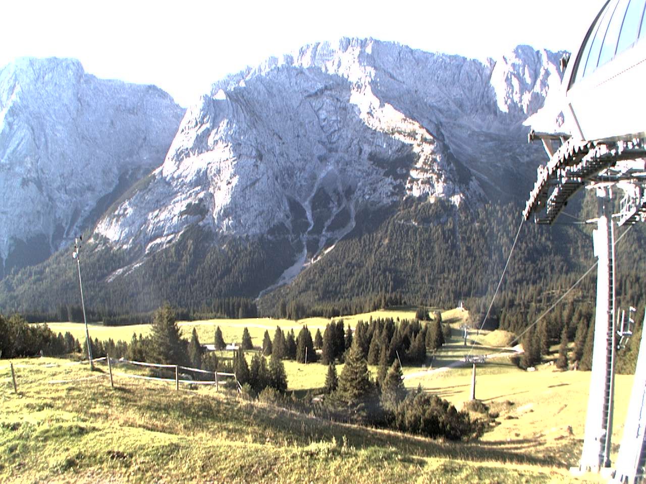 Archiv Foto Webcam Bergstation Sesselbahn Gaistal, Ehrwalder Alm
