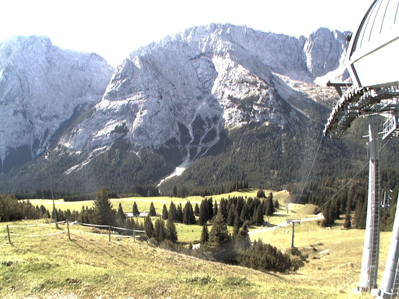 Archiv Foto Webcam Bergstation Sesselbahn Gaistal, Ehrwalder Alm