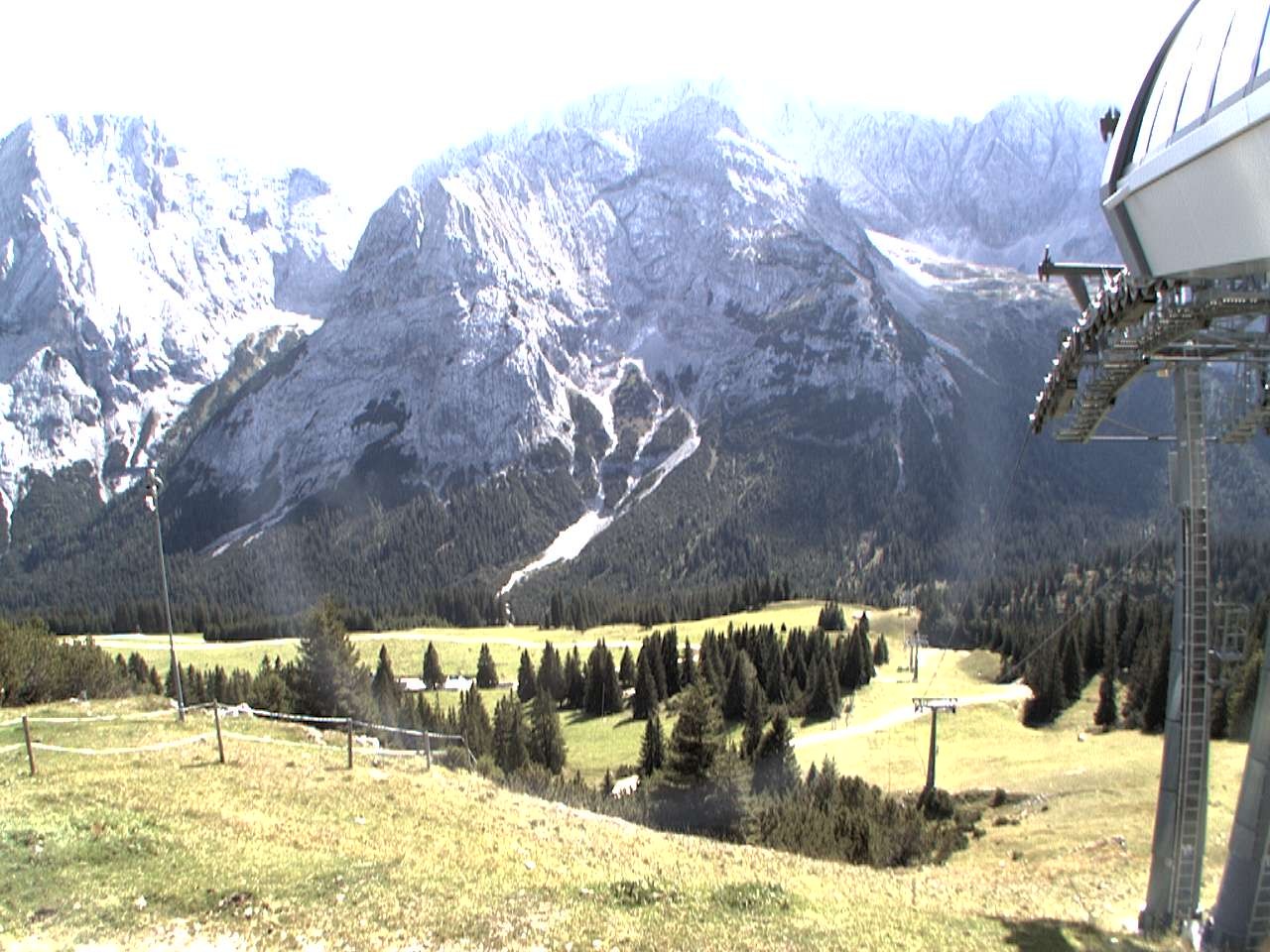 Archiv Foto Webcam Bergstation Sesselbahn Gaistal, Ehrwalder Alm