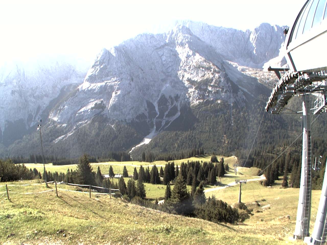 Archiv Foto Webcam Bergstation Sesselbahn Gaistal, Ehrwalder Alm