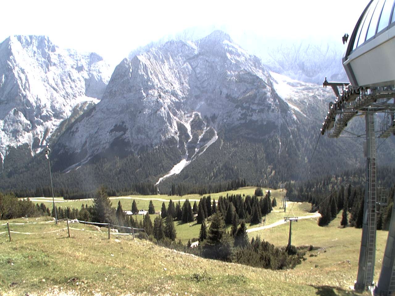 Archiv Foto Webcam Bergstation Sesselbahn Gaistal, Ehrwalder Alm