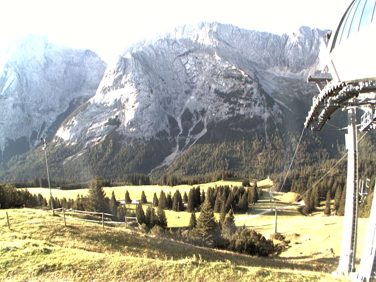 Archiv Foto Webcam Bergstation Sesselbahn Gaistal, Ehrwalder Alm