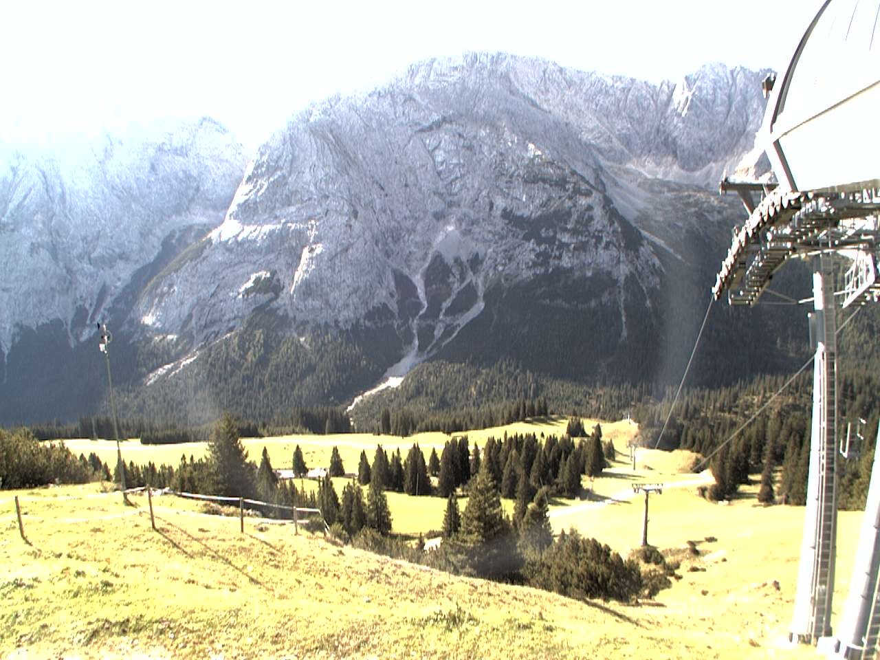 Archiv Foto Webcam Bergstation Sesselbahn Gaistal, Ehrwalder Alm
