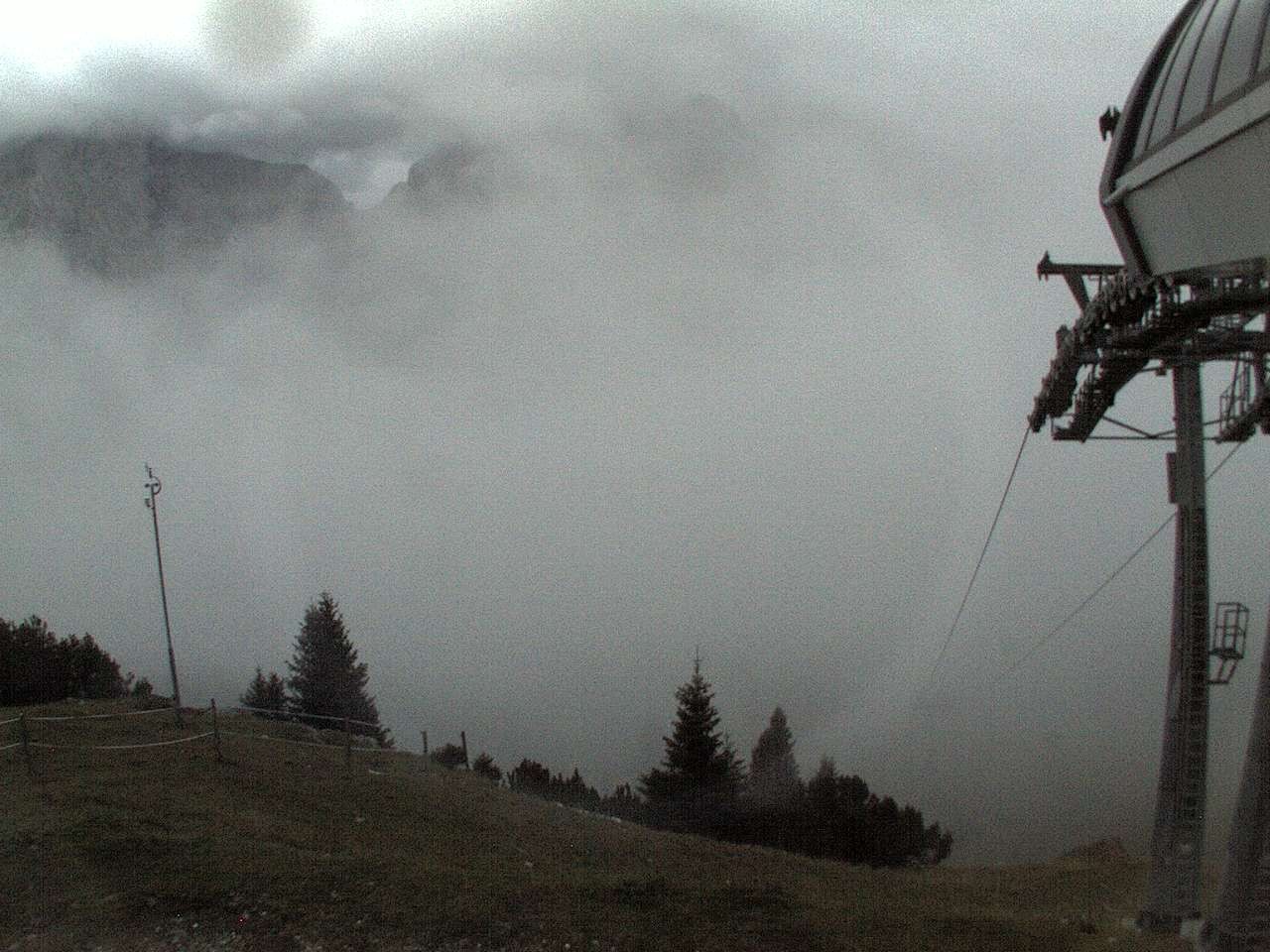Archiv Foto Webcam Bergstation Sesselbahn Gaistal, Ehrwalder Alm