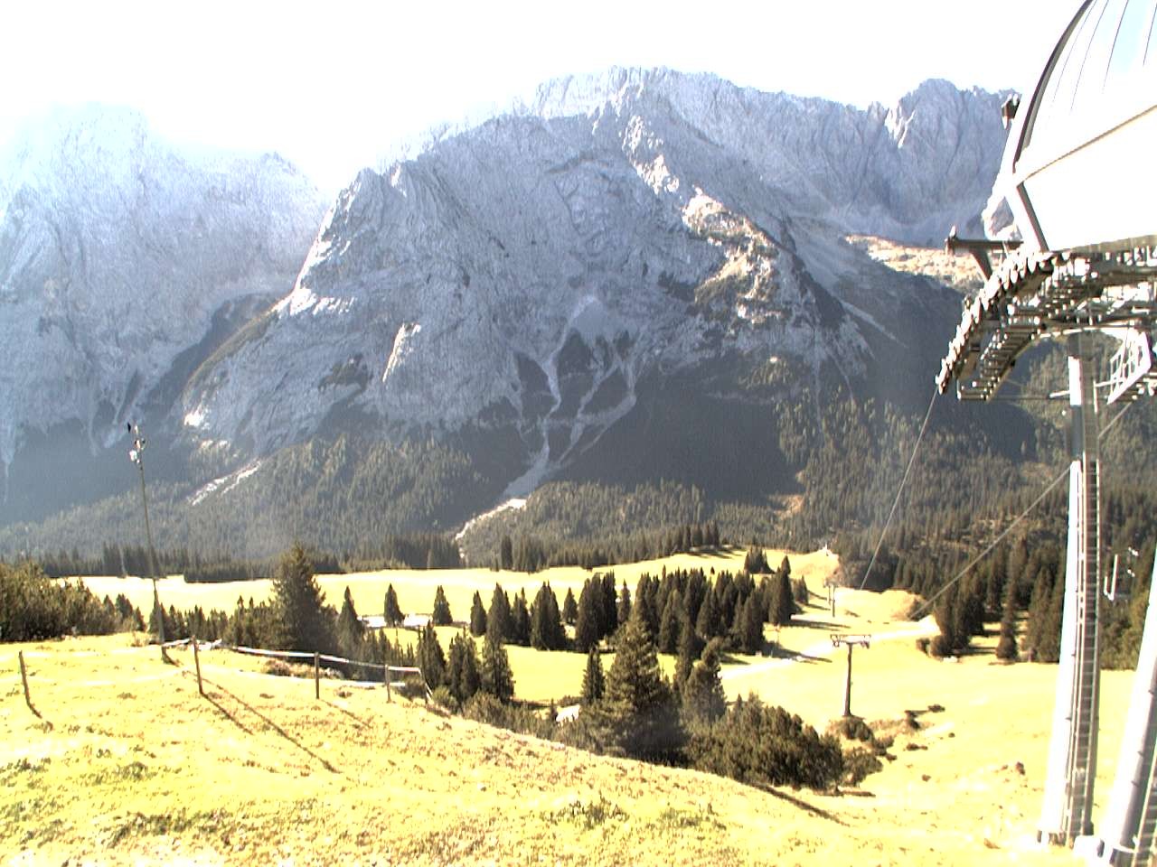 Archiv Foto Webcam Bergstation Sesselbahn Gaistal, Ehrwalder Alm