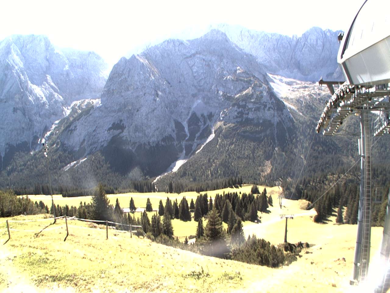 Archiv Foto Webcam Bergstation Sesselbahn Gaistal, Ehrwalder Alm