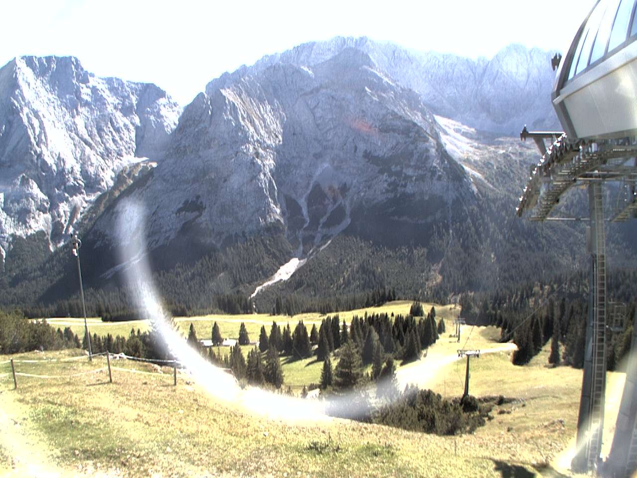 Archiv Foto Webcam Bergstation Sesselbahn Gaistal, Ehrwalder Alm
