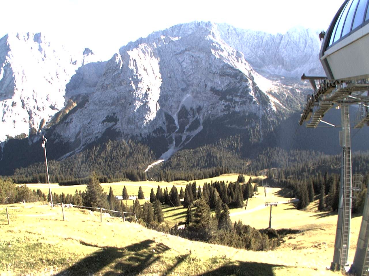 Archiv Foto Webcam Bergstation Sesselbahn Gaistal, Ehrwalder Alm