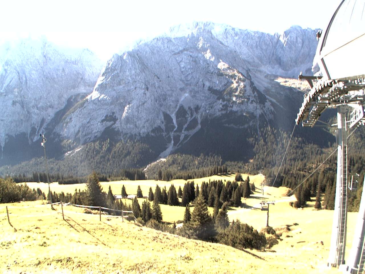 Archiv Foto Webcam Bergstation Sesselbahn Gaistal, Ehrwalder Alm