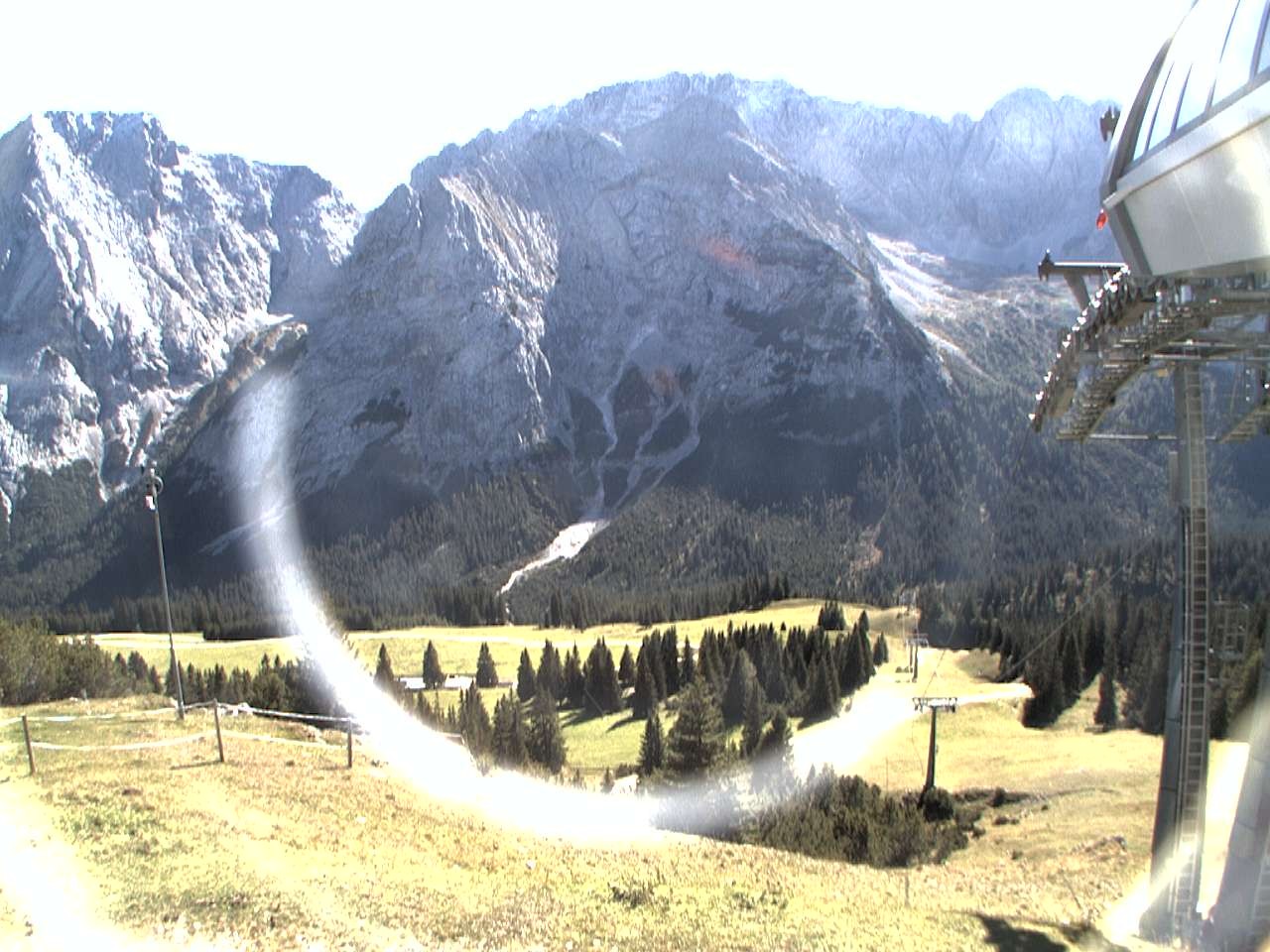 Archiv Foto Webcam Bergstation Sesselbahn Gaistal, Ehrwalder Alm
