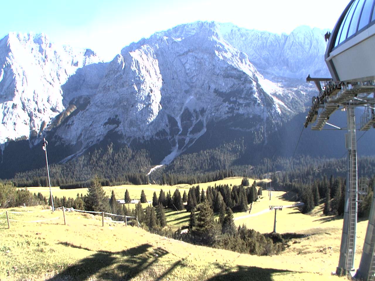 Archiv Foto Webcam Bergstation Sesselbahn Gaistal, Ehrwalder Alm