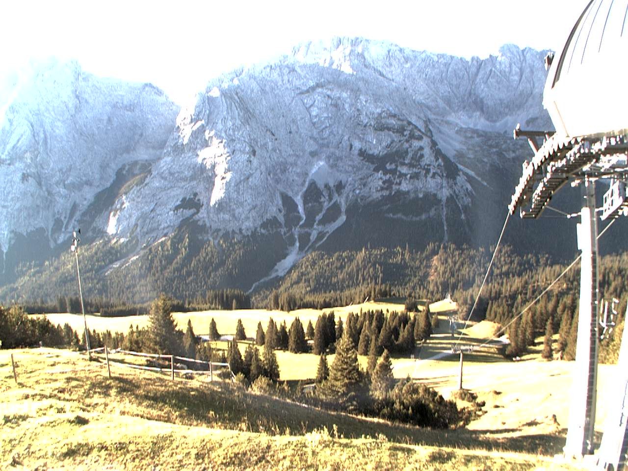 Archiv Foto Webcam Bergstation Sesselbahn Gaistal, Ehrwalder Alm