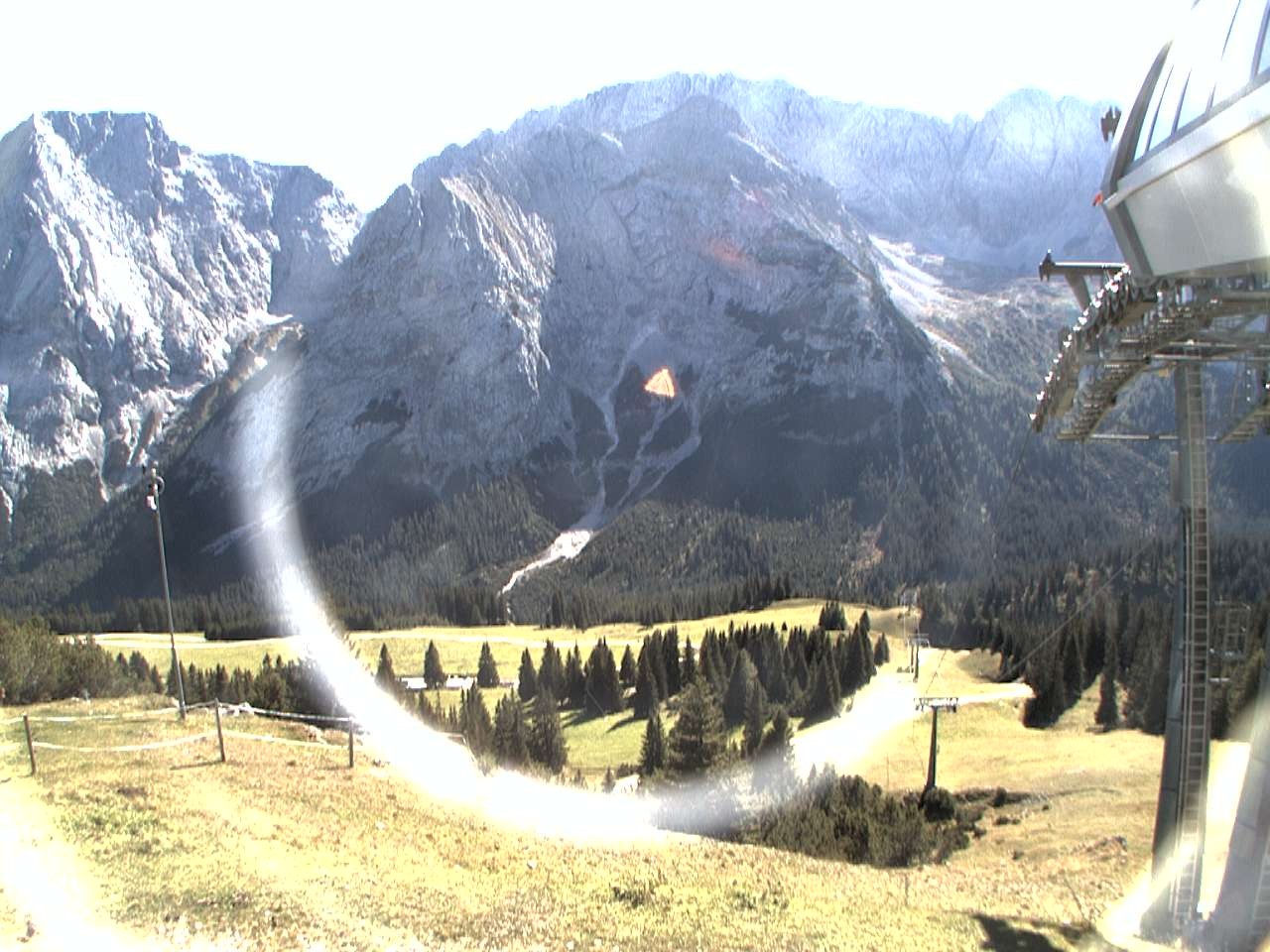 Archiv Foto Webcam Bergstation Sesselbahn Gaistal, Ehrwalder Alm