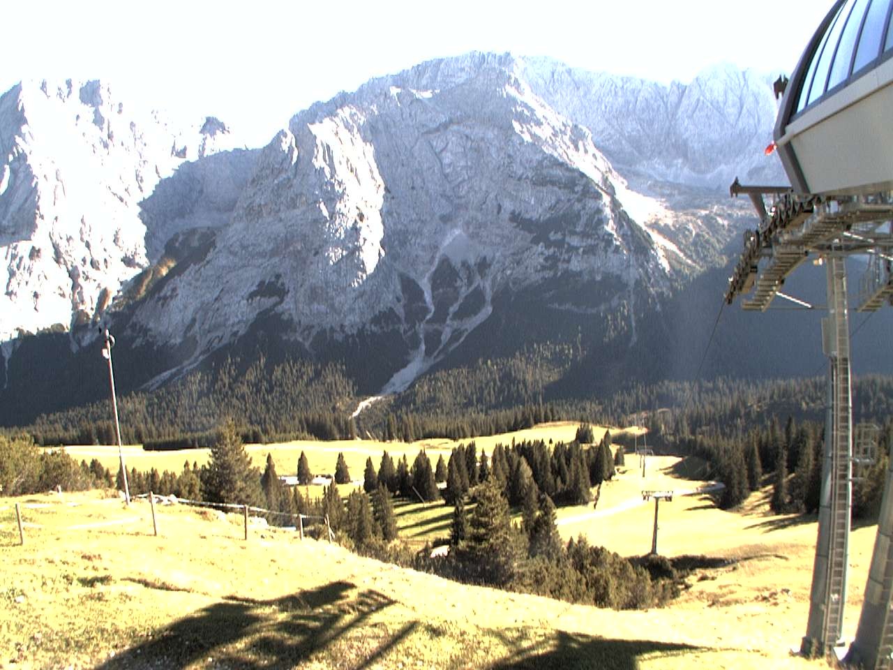 Archiv Foto Webcam Bergstation Sesselbahn Gaistal, Ehrwalder Alm