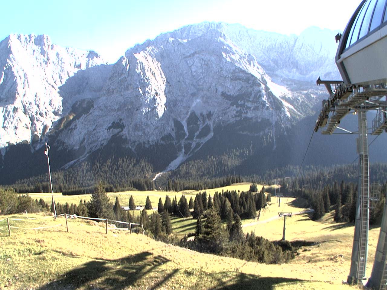 Archiv Foto Webcam Bergstation Sesselbahn Gaistal, Ehrwalder Alm