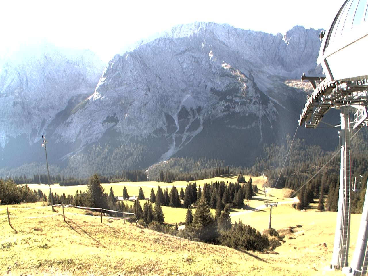 Archiv Foto Webcam Bergstation Sesselbahn Gaistal, Ehrwalder Alm