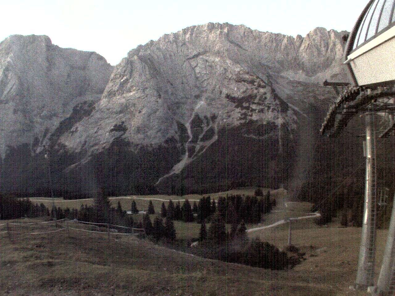 Archiv Foto Webcam Bergstation Sesselbahn Gaistal, Ehrwalder Alm