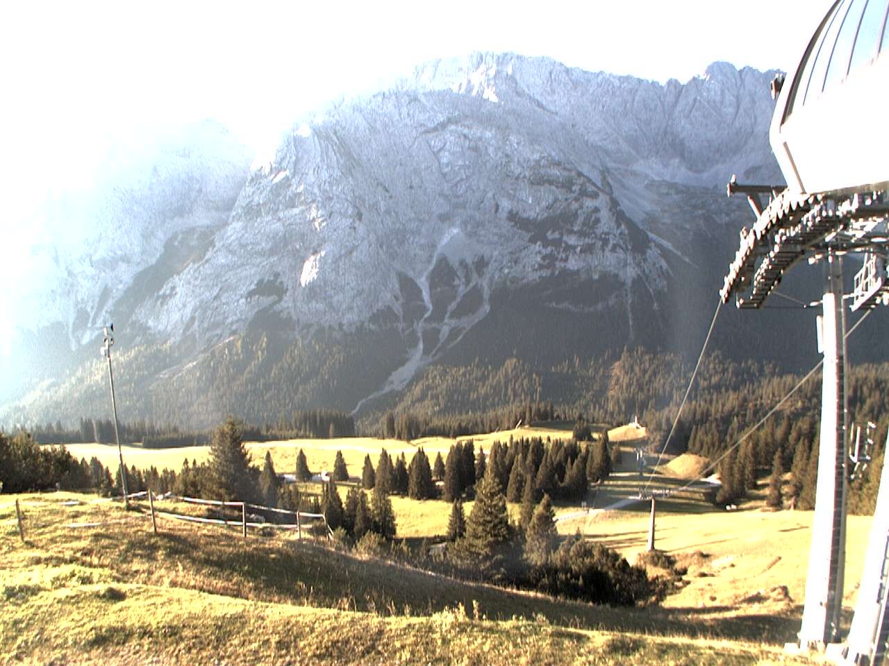 Archiv Foto Webcam Bergstation Sesselbahn Gaistal, Ehrwalder Alm