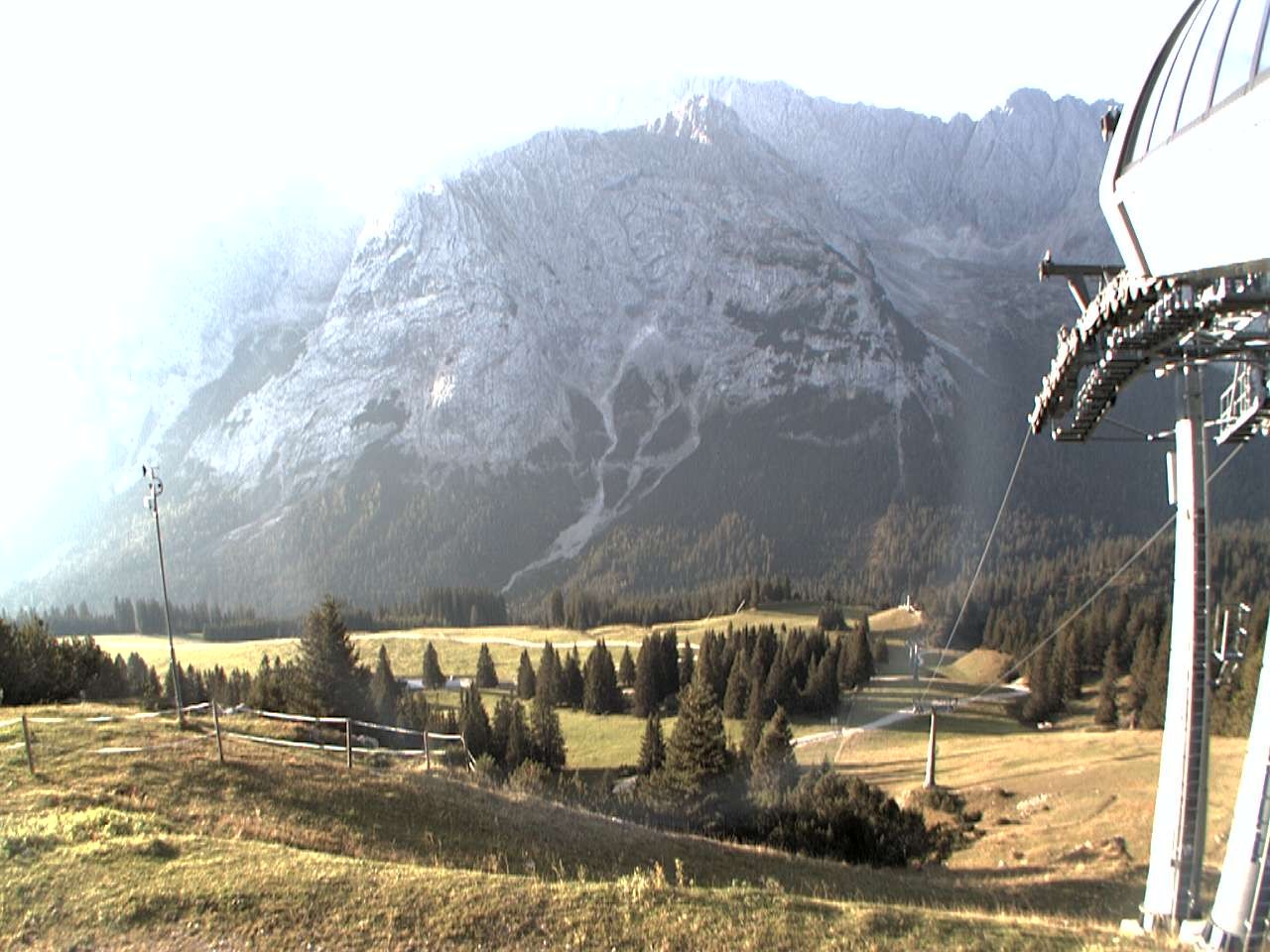 Archiv Foto Webcam Bergstation Sesselbahn Gaistal, Ehrwalder Alm