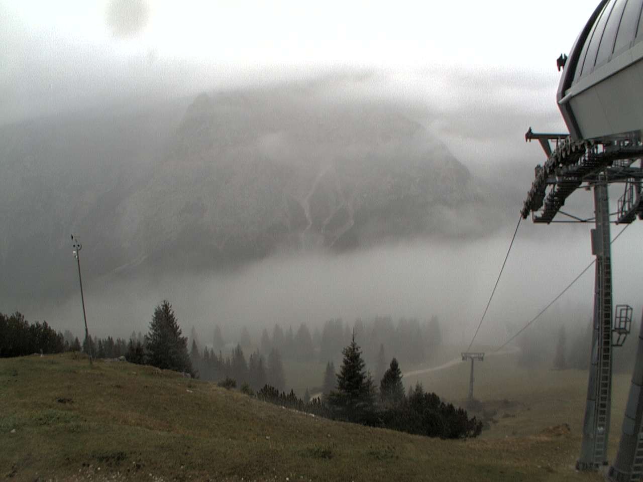 Archiv Foto Webcam Bergstation Sesselbahn Gaistal, Ehrwalder Alm