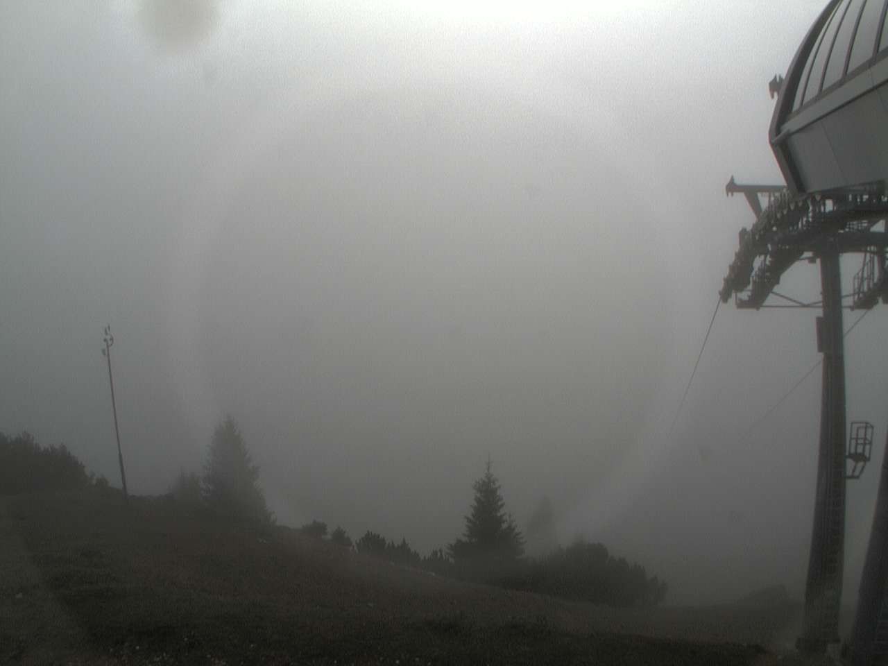 Archiv Foto Webcam Bergstation Sesselbahn Gaistal, Ehrwalder Alm
