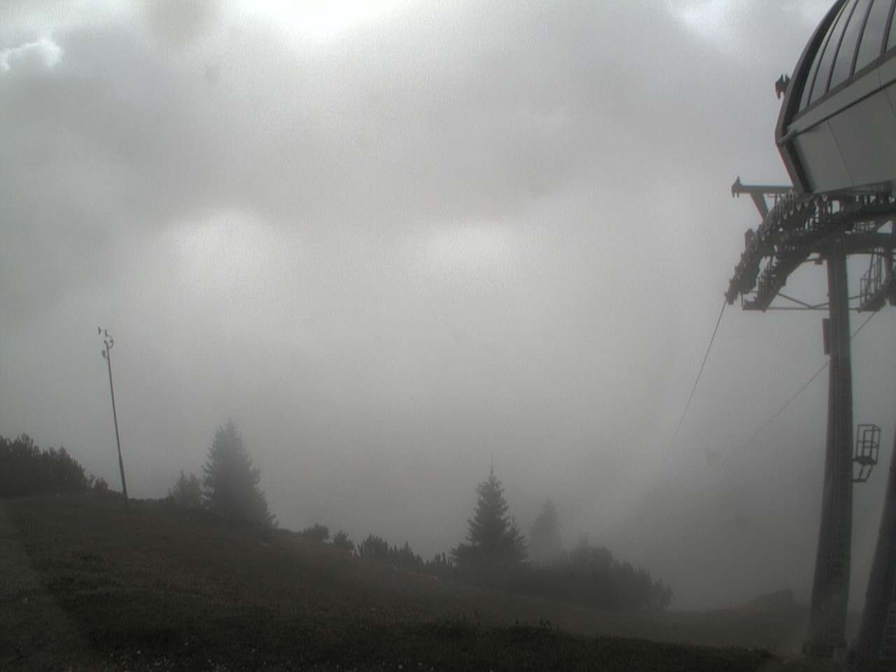 Archiv Foto Webcam Bergstation Sesselbahn Gaistal, Ehrwalder Alm