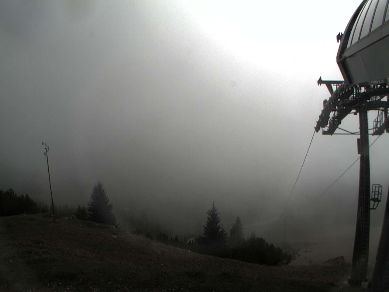 Archiv Foto Webcam Bergstation Sesselbahn Gaistal, Ehrwalder Alm