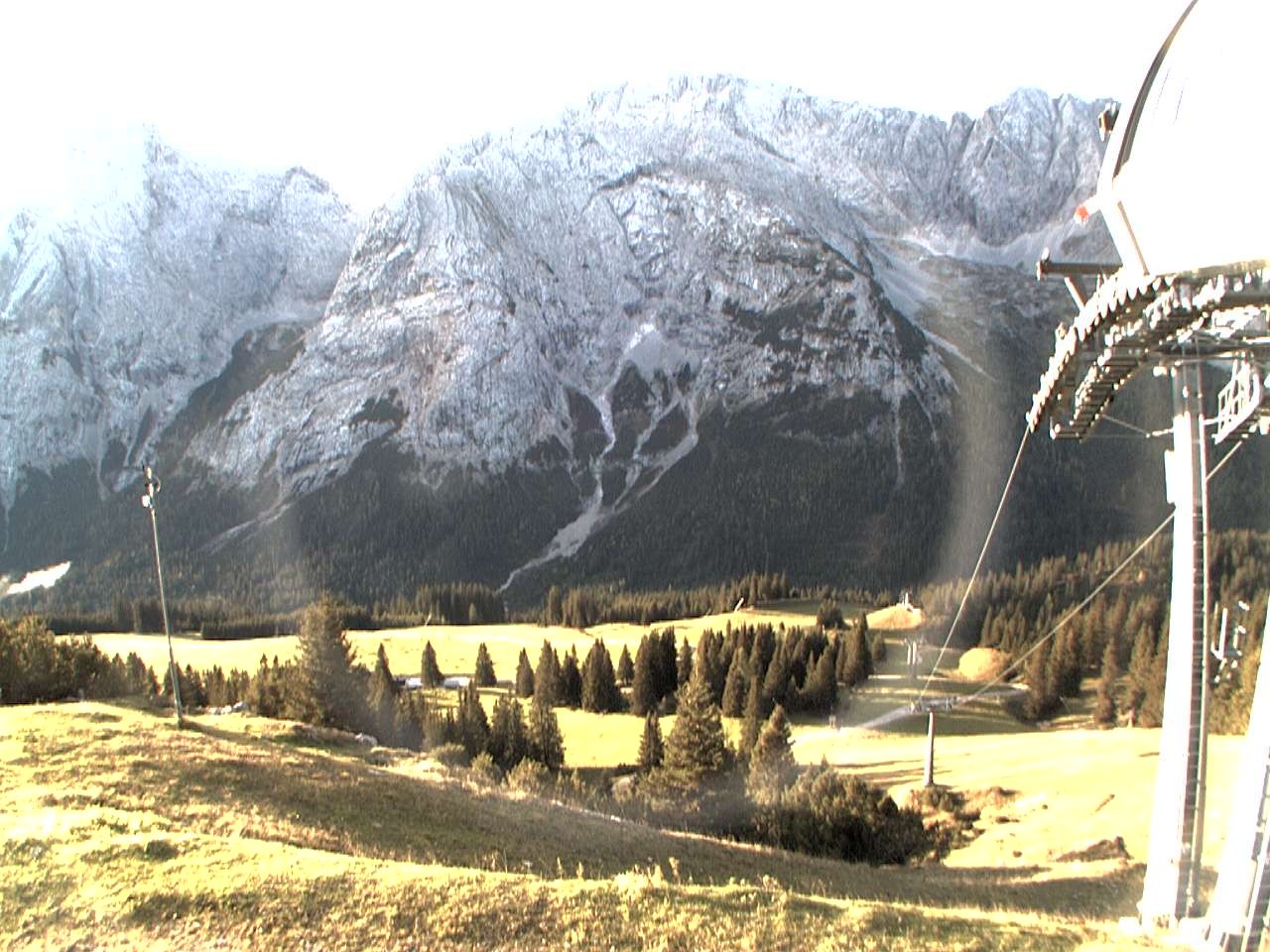 Archiv Foto Webcam Bergstation Sesselbahn Gaistal, Ehrwalder Alm