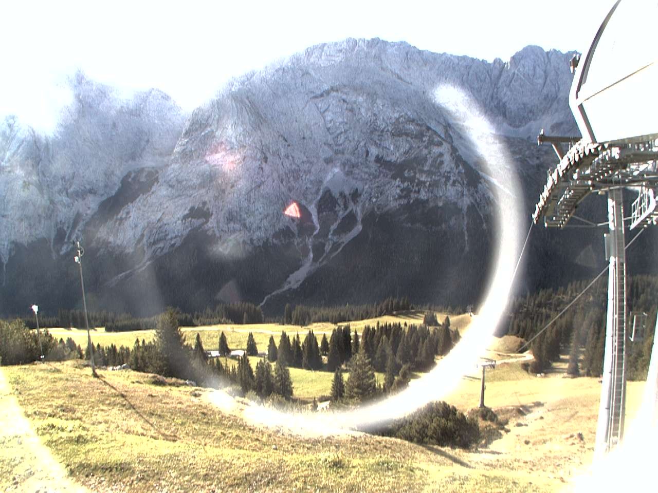 Archiv Foto Webcam Bergstation Sesselbahn Gaistal, Ehrwalder Alm