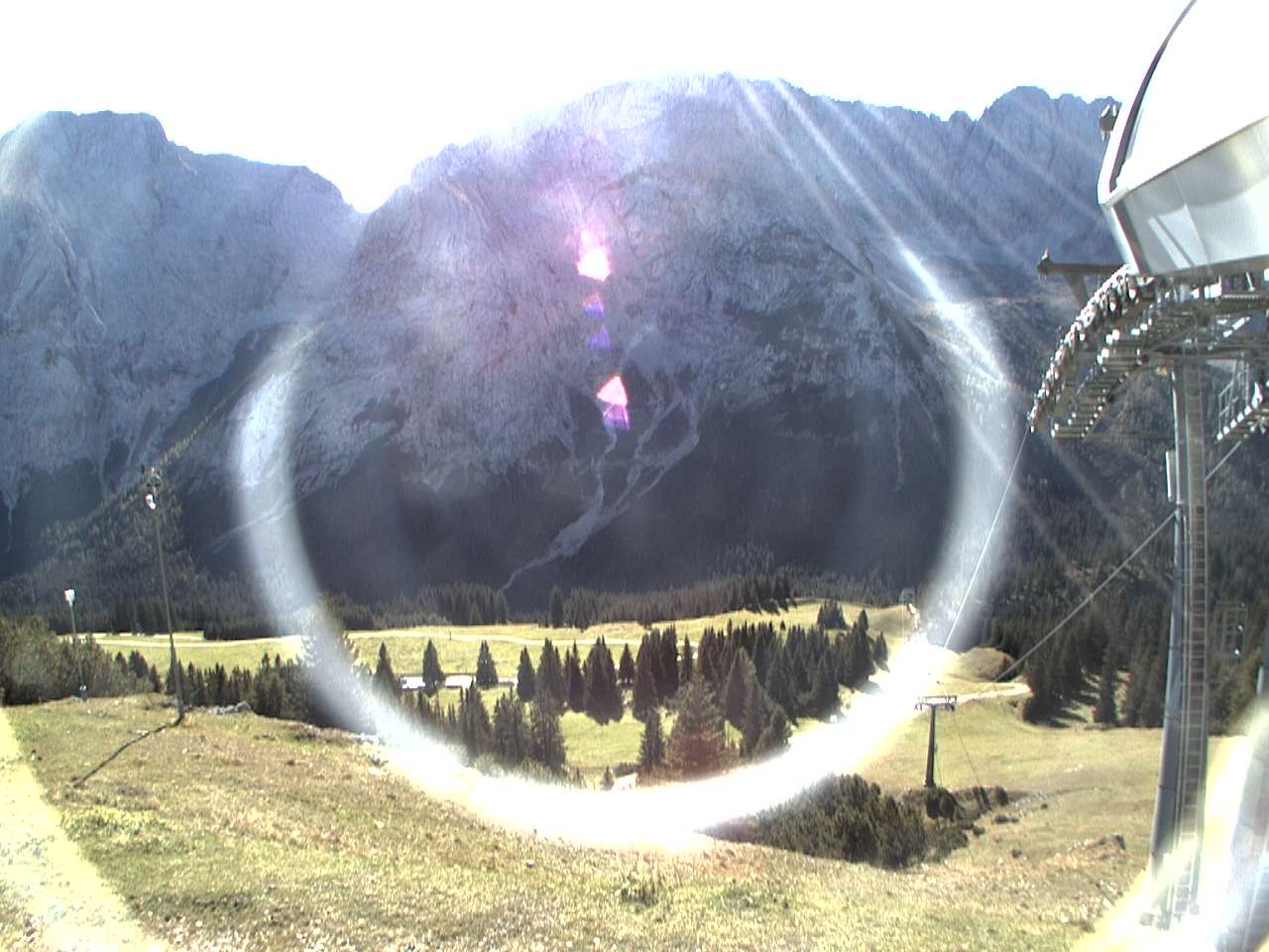 Archiv Foto Webcam Bergstation Sesselbahn Gaistal, Ehrwalder Alm
