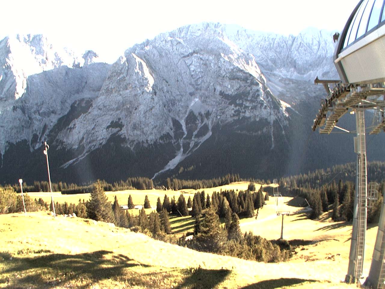 Archiv Foto Webcam Bergstation Sesselbahn Gaistal, Ehrwalder Alm