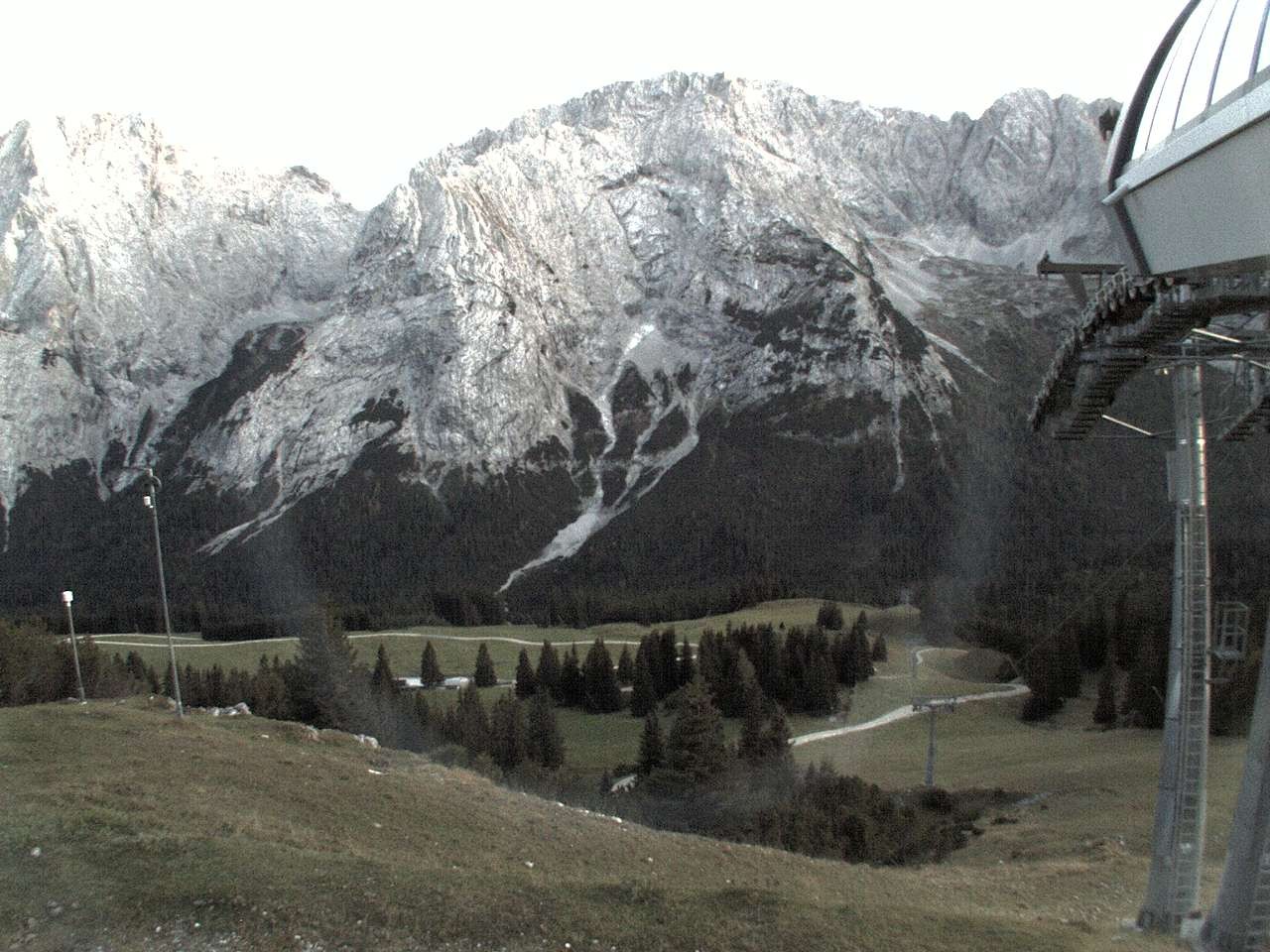 Archiv Foto Webcam Bergstation Sesselbahn Gaistal, Ehrwalder Alm