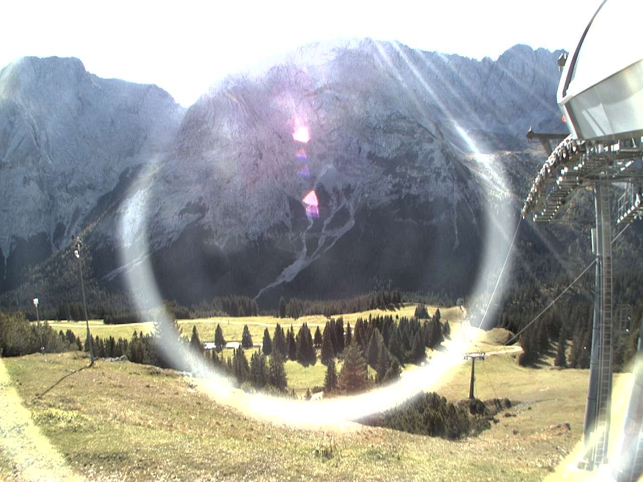 Archiv Foto Webcam Bergstation Sesselbahn Gaistal, Ehrwalder Alm