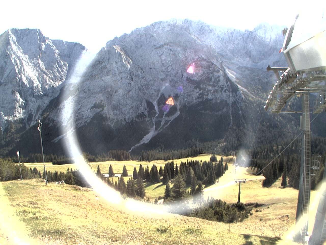 Archiv Foto Webcam Bergstation Sesselbahn Gaistal, Ehrwalder Alm