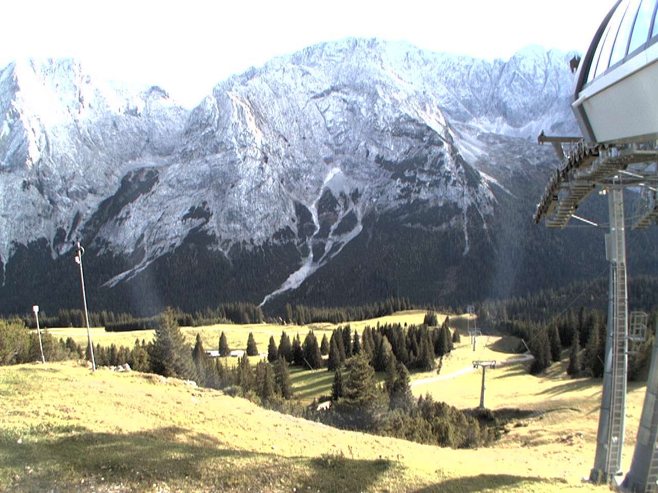 Archiv Foto Webcam Bergstation Sesselbahn Gaistal, Ehrwalder Alm