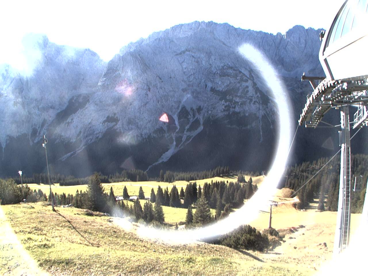 Archiv Foto Webcam Bergstation Sesselbahn Gaistal, Ehrwalder Alm