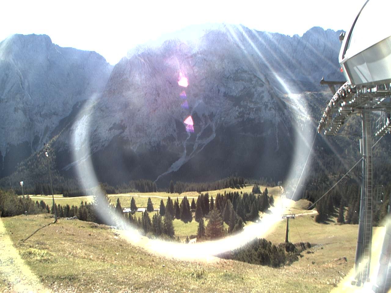 Archiv Foto Webcam Bergstation Sesselbahn Gaistal, Ehrwalder Alm