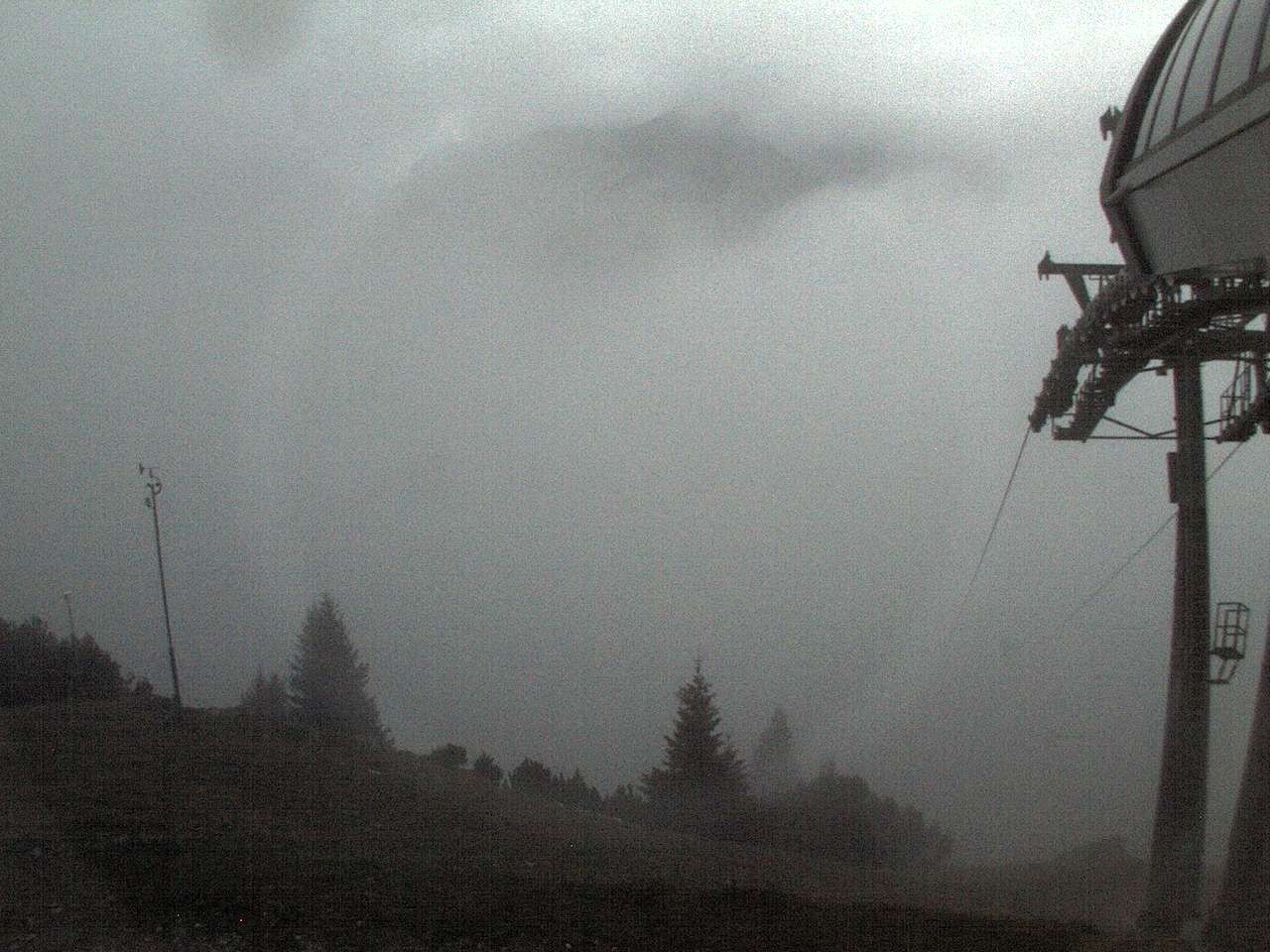 Archiv Foto Webcam Bergstation Sesselbahn Gaistal, Ehrwalder Alm