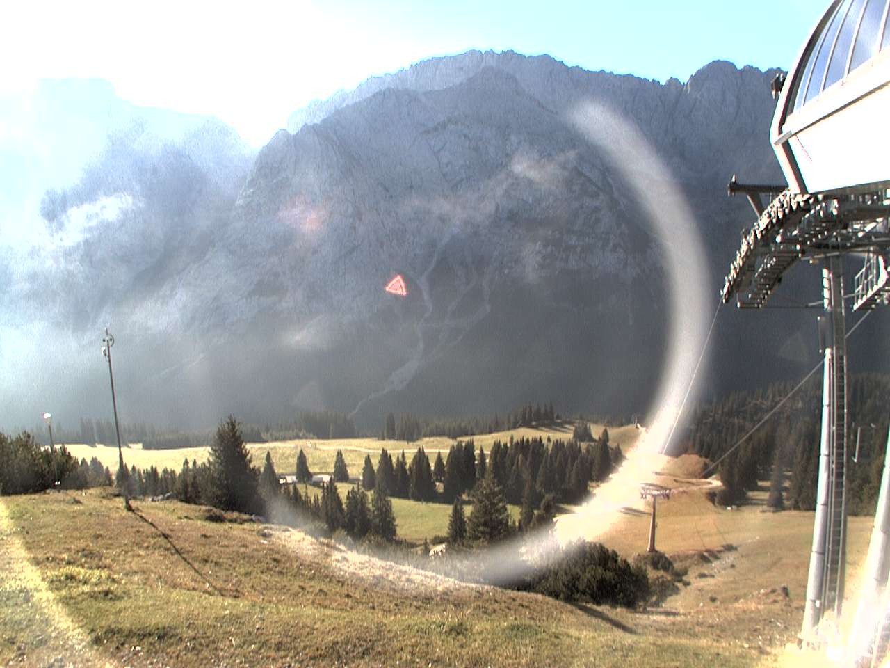 Archiv Foto Webcam Bergstation Sesselbahn Gaistal, Ehrwalder Alm