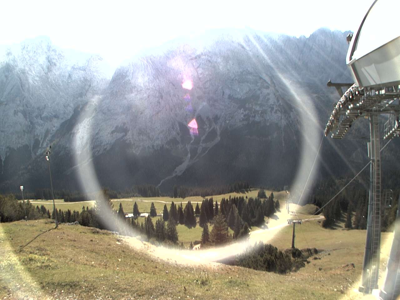 Archiv Foto Webcam Bergstation Sesselbahn Gaistal, Ehrwalder Alm